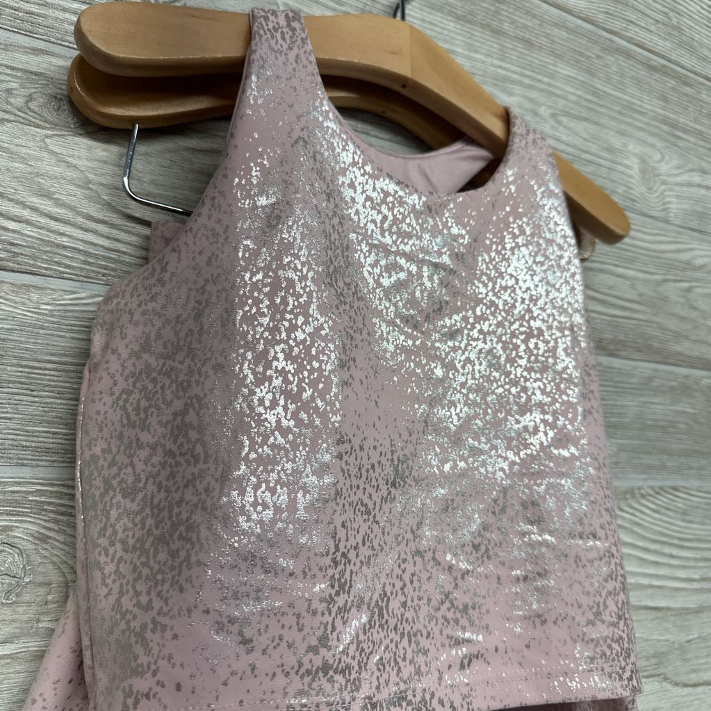 Powersoft Tank Top & Skort Metallic Print 6-7 *