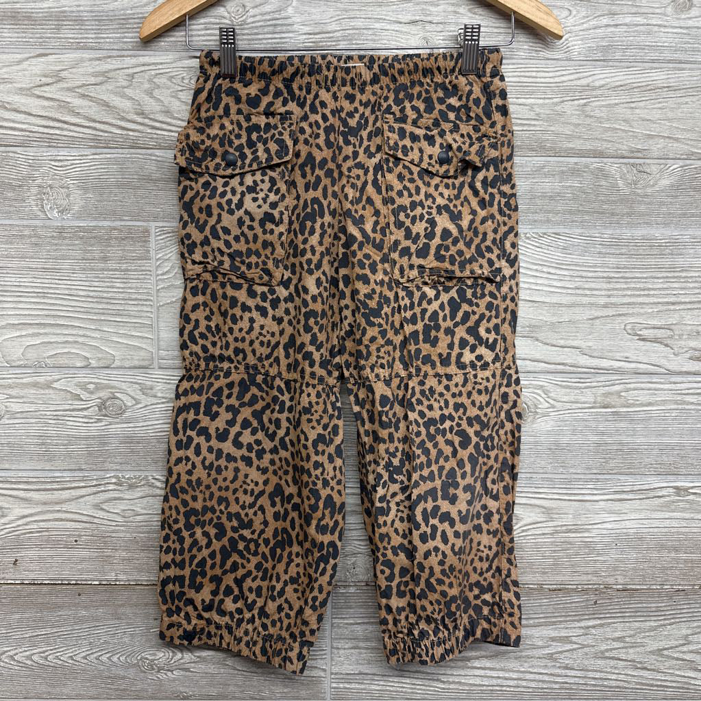Pull On Convertible Pants Animal Print 6-7 *