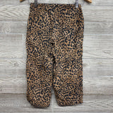 Pull On Convertible Pants Animal Print 6-7 *