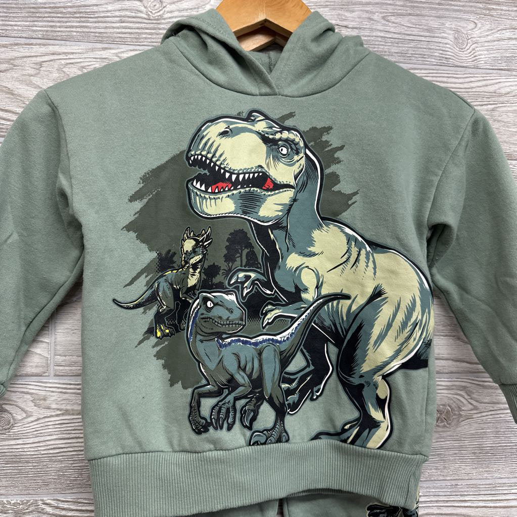 Hoodie & Jogger Sweatpants Dinsoaurs 5T