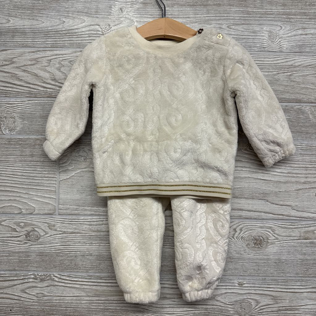 Plush Crewneck & Joggers Sweater Texture 12M