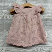 Flutter Sleeve Lace Dress & Bloomers 3-6M