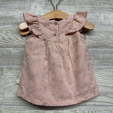 Flutter Sleeve Lace Dress & Bloomers 3-6M