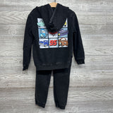 Weathered Hoodie & Jogger Sweatpants Lightning McQueen 5T