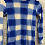 2 Pc LS Cozy PJs Plaid 12