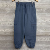 Drawstring Crinkle Cargo Joggers 12