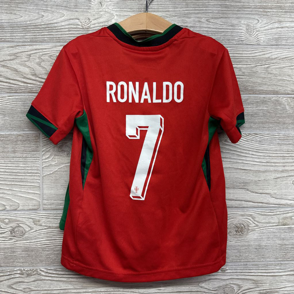 Portugal Soccer Jersey & Mesh Shorts Ronaldo 4T