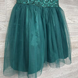Tank Tulle Velvet Dress Sequins 10-12