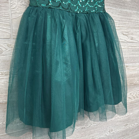 Tank Tulle Velvet Dress Sequins 10-12