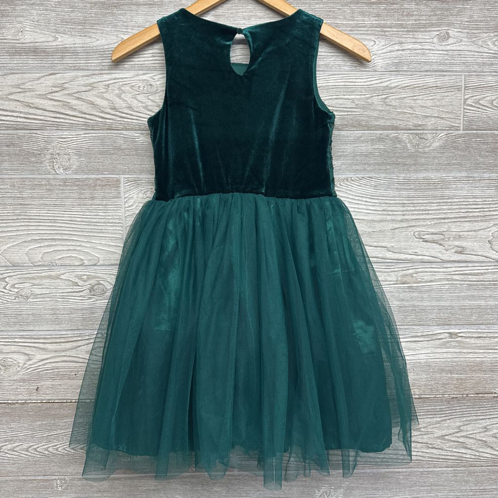 Tank Tulle Velvet Dress Sequins 10-12