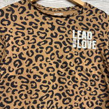 LS Shirt Animal Print Lead With Love 14-16