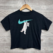 Cropped Shirt Cat Swoosh 10-12
