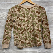 LS Waffle Knit Shirt Camo 10-12
