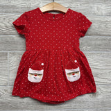 Bodysuit Dress Dots Santa Pockets 24M