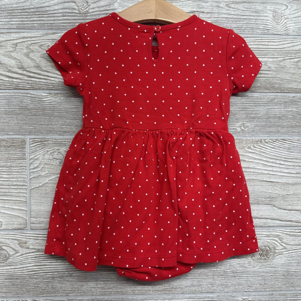 Bodysuit Dress Dots Santa Pockets 24M