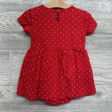Bodysuit Dress Dots Santa Pockets 24M