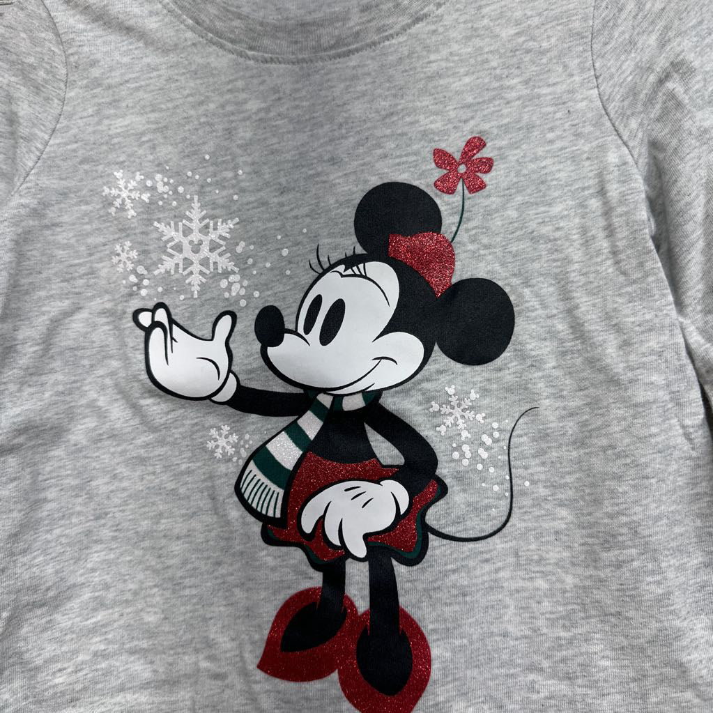LS Shirt Minnie Mouse Snowflakes 4T