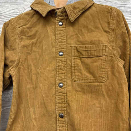 Button Up Cord Jacket W/ Hood 6