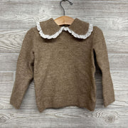 Eyelet Trim Collared Sweater 2T