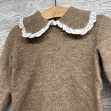 Eyelet Trim Collared Sweater 2T