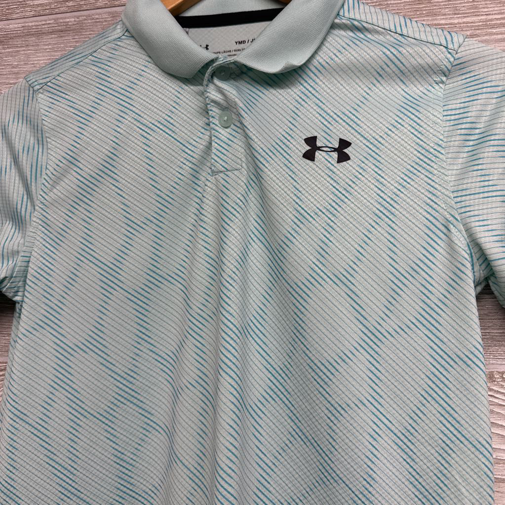 Textured Active Polo Shirt Printed 10-12