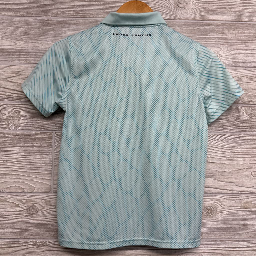 Textured Active Polo Shirt Printed 10-12
