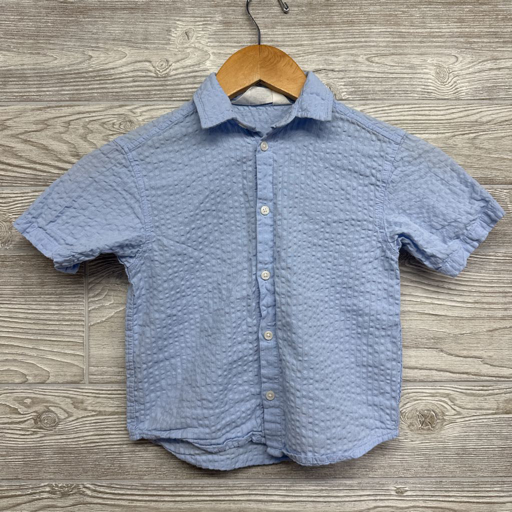 Seersucker Button Up Shirt 5T