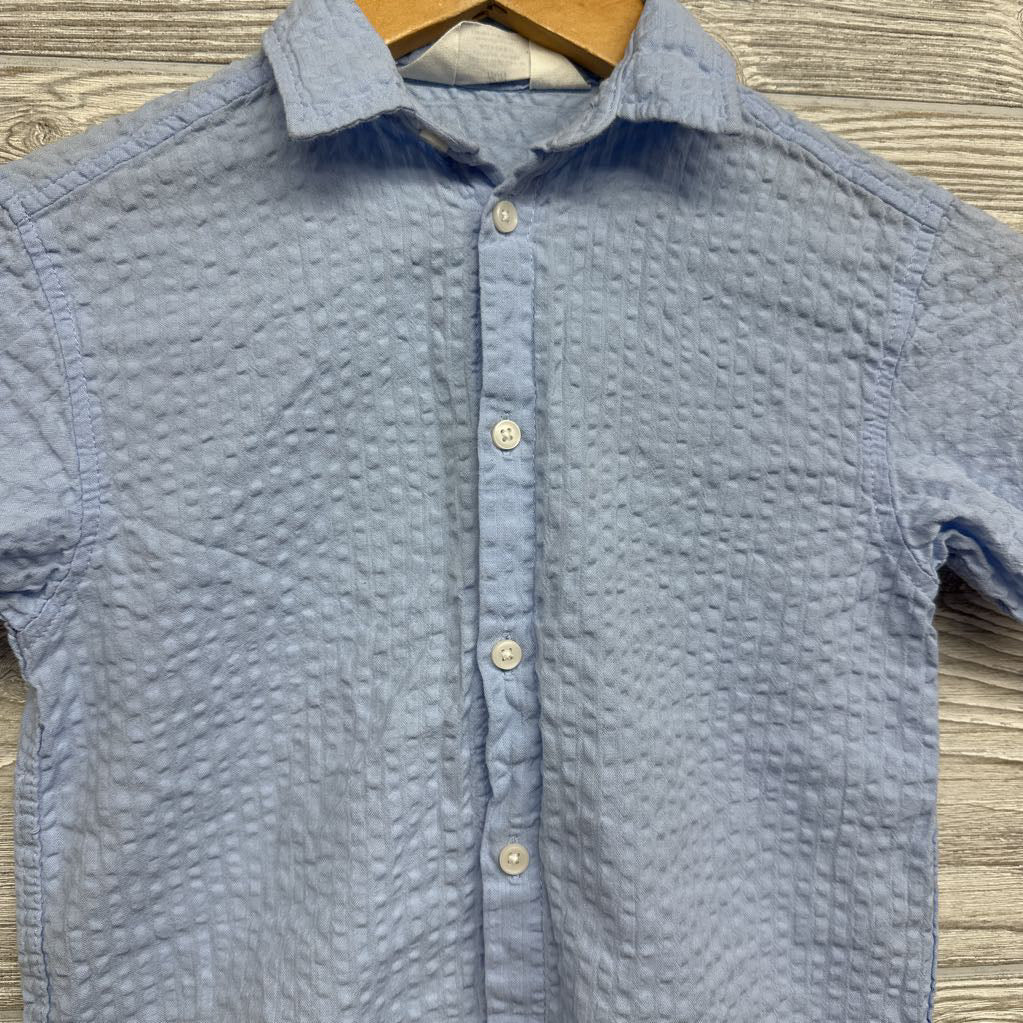 Seersucker Button Up Shirt 5T