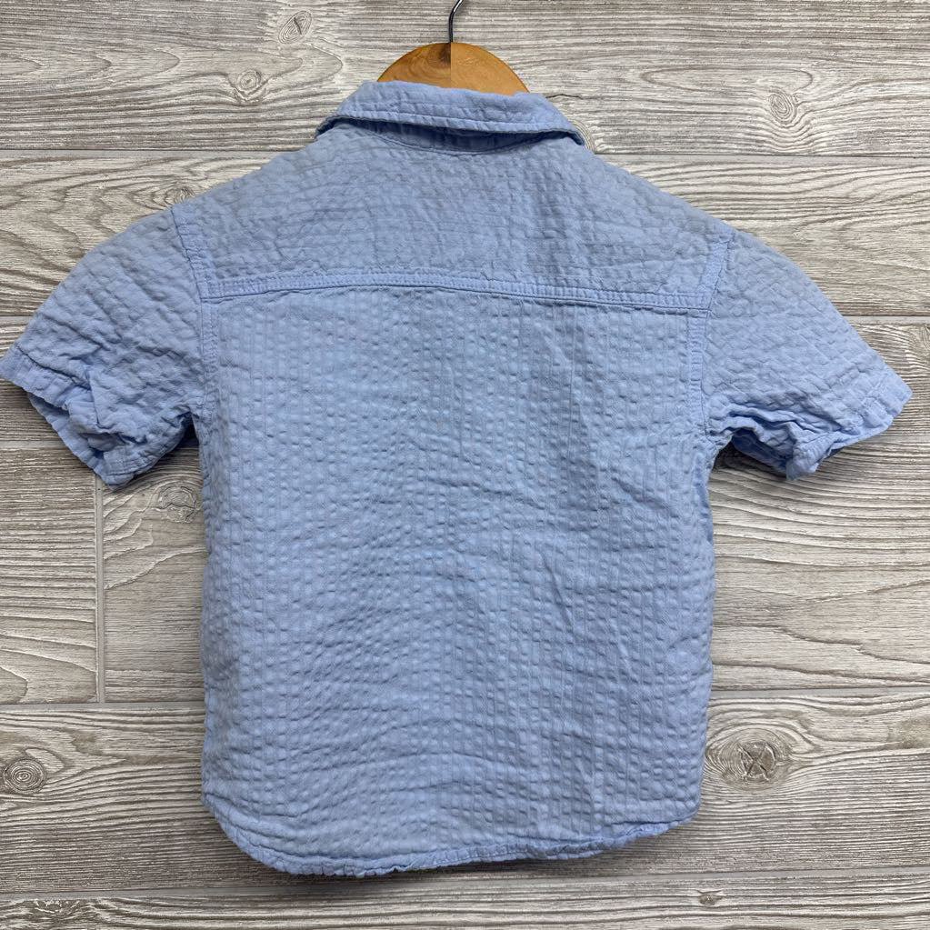 Seersucker Button Up Shirt 5T