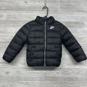 Puffer Coat Embroidered Logo 4t
