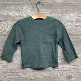 Pocket Waffle Knit LS Shirt 12M