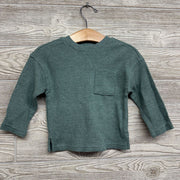 Pocket Waffle Knit LS Shirt 12M