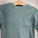 Pocket Waffle Knit LS Shirt 12M