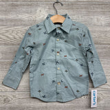 NEW Button Up Shirt Airplanes 2t