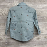 NEW Button Up Shirt Airplanes 2t