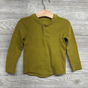 Organic Waffle Knit Henley Shirt 2t