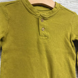 Organic Waffle Knit Henley Shirt 2t