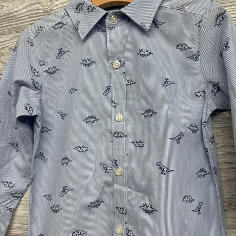 NEW Button Up Shirt Dinosaurs 2t