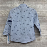 NEW Button Up Shirt Dinosaurs 2t