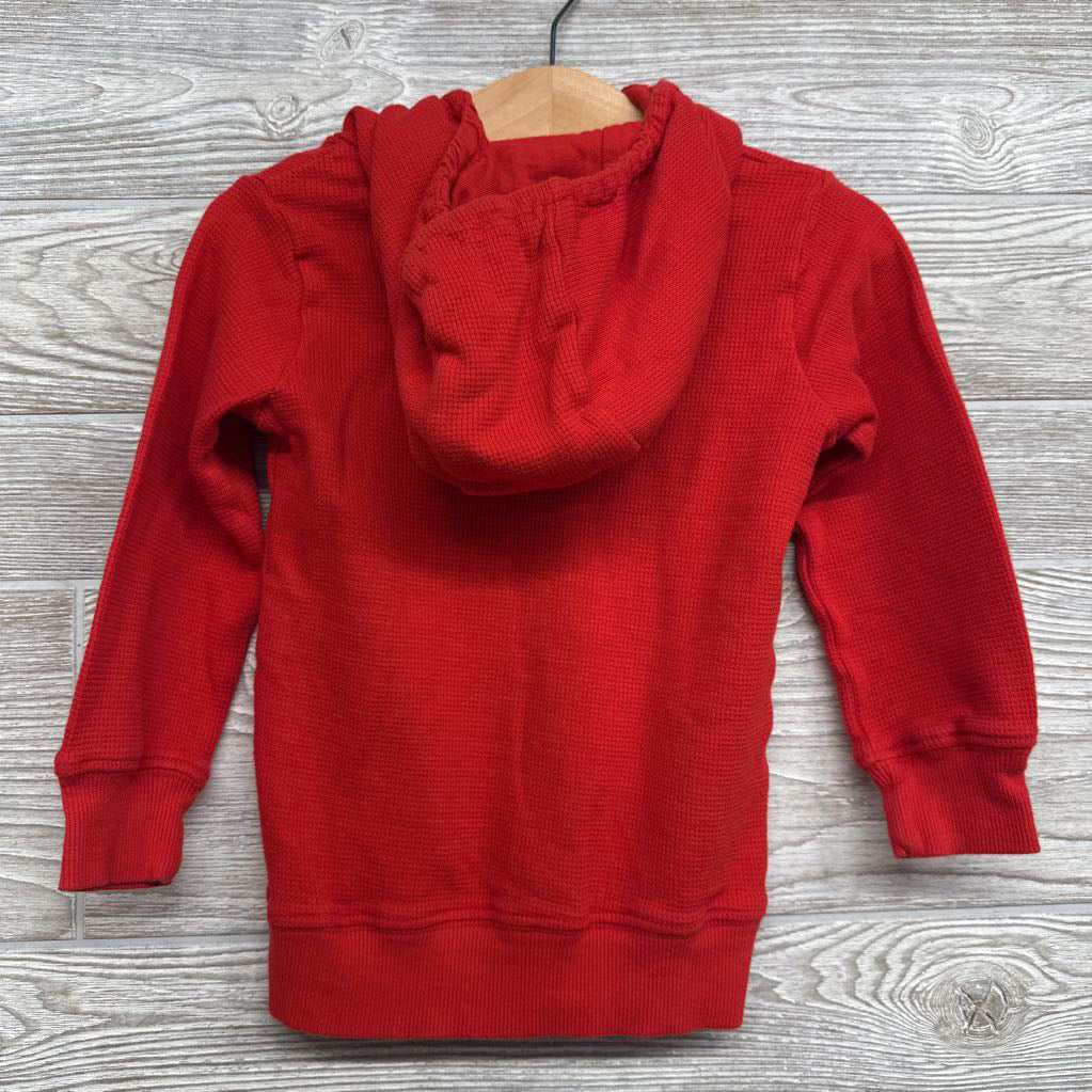 Waffle Knit LS Shirt W Hood 3t