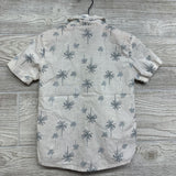 Button Up SS Shirt Palm Trees 2t
