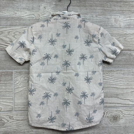 Button Up SS Shirt Palm Trees 2t