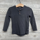 Organic Waffle Knit Henley Shirt 2t