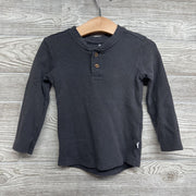 Organic Waffle Knit Henley Shirt 2t