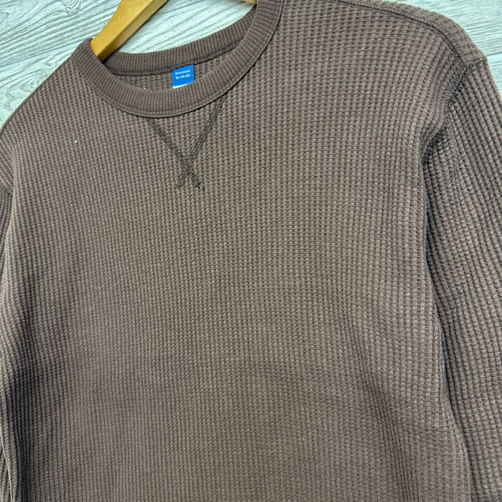 Oversized Waffle Pullover Game Controllers 14-16