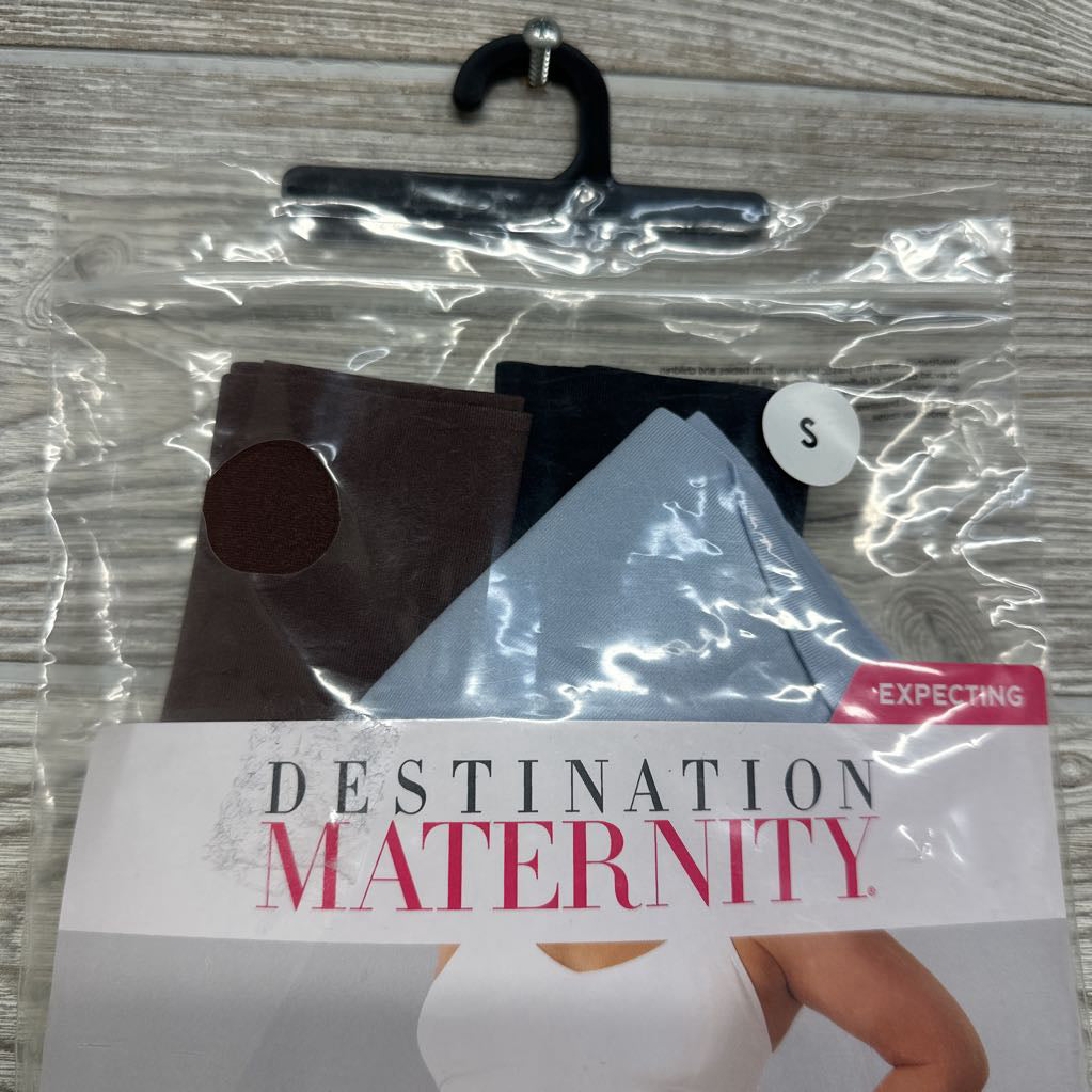 NEW 3 Pk Seamless Maternity Fold Over Bikini Underwear Small