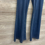 Flex Cross Panel Knit Flare Jeans Large