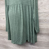 NEW LS V Neck Babydoll Shirt XXL
