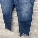 Full Panel Jeans Frayed 20W/XXL