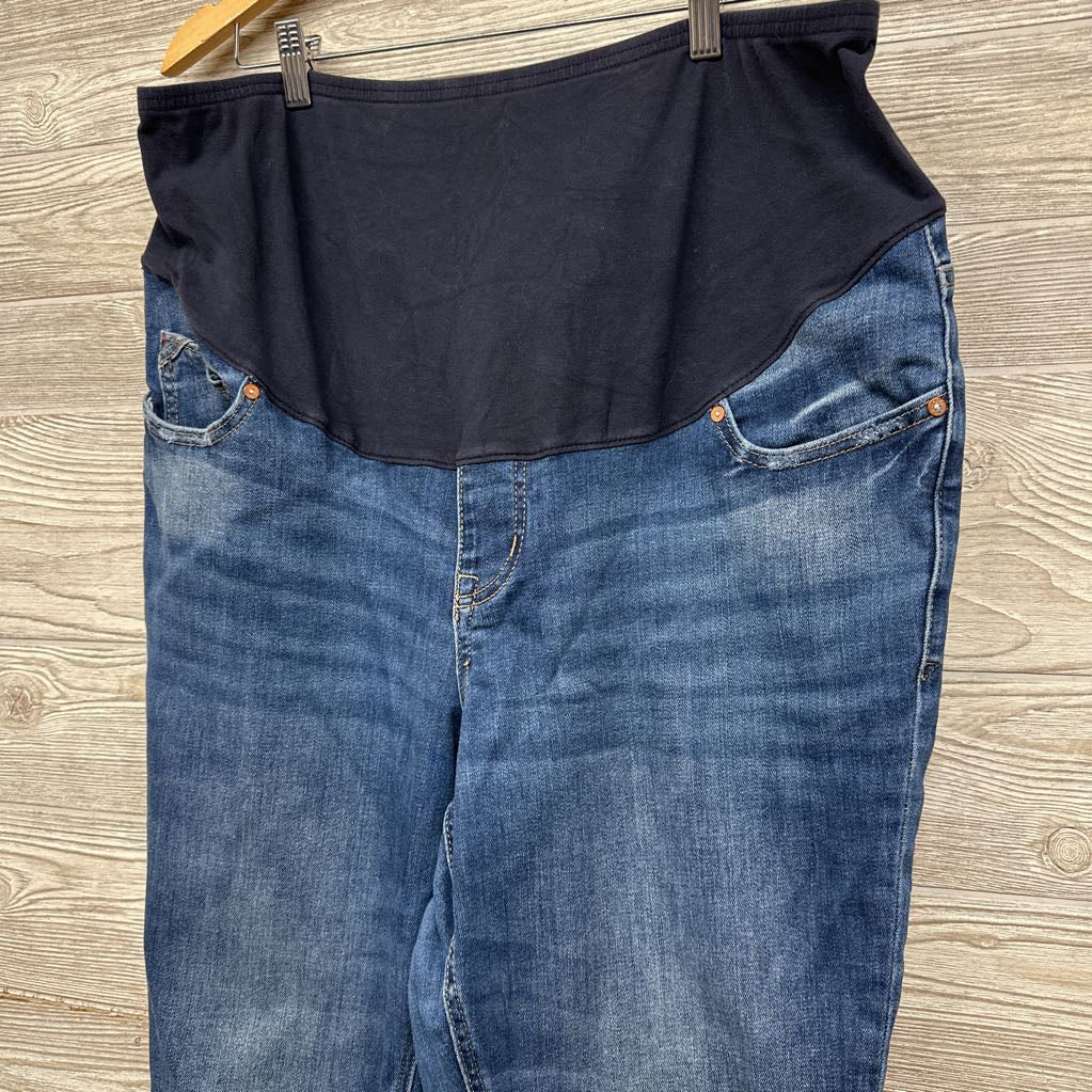 Full Panel Jeans Frayed 20W/XXL